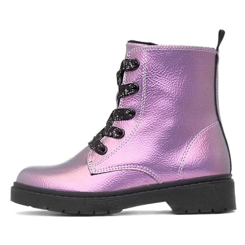 Lilley Junior Jill Girls Lilac Lace Up Ankle Boot - Size 11.5 - Purple