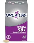 One A Day Multivitamin For Women 50 Plus - Daily Vitamins For Women With Vitamin A, B6, B12, C, D, E, Biotin, Calcium, Magnesium & Zinc, Helps Support Immune Function, Bone Health And More, 90 Tablets