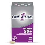 One A Day Multivitamin For Women 50 Plus - Daily Vitamins For Women With Vitamin A, B6, B12, C, D, E, Biotin, Calcium, Magnesium & Zinc, Helps Support Immune Function, Bone Health And More, 90 Tablets