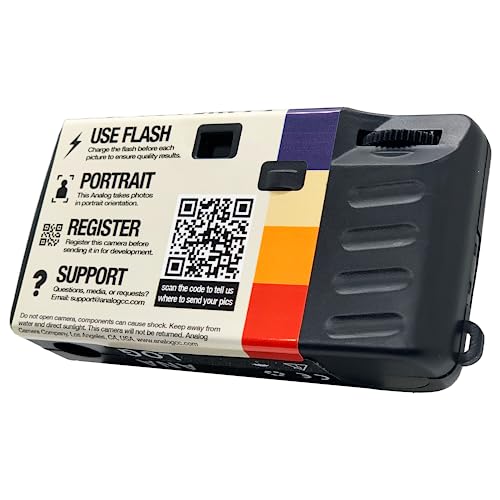 Image of Analog Portrait Mode Disposable Camera w /Flash + Development & Digital Uploads | New Half-Frame 35mm Film Single-Use Camera, 34 Exposures, Pictures Sent to Your Phone