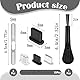 RHQFDM 15 Stück Handy USB Staubschutzkappe,4 Stück Handy Lautsprecher Staubschutzhülle,USB Type-C Staubschutz Kit,Kompatibel mit iPhone 15/16,Samsung Galaxy,Google Pixel(Weltraum Silber)