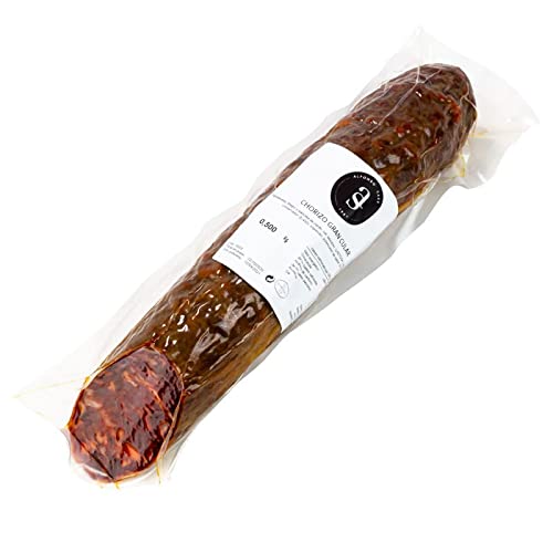 ALFONSO SAEZ AS 1961 - Chorizo Gran Cular | Embutido Artesano de Teruel Envasado al Vacío - Productos Gourmet- 1 Unidad - Peso Total 500 gr Cover