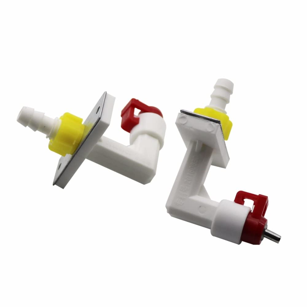 HUFFA 20 Piezas pequeña Mascota Conejo Conejillo de Indias hámster Tubo diámetro 8mm Fuente de Agua de plástico Bebedero