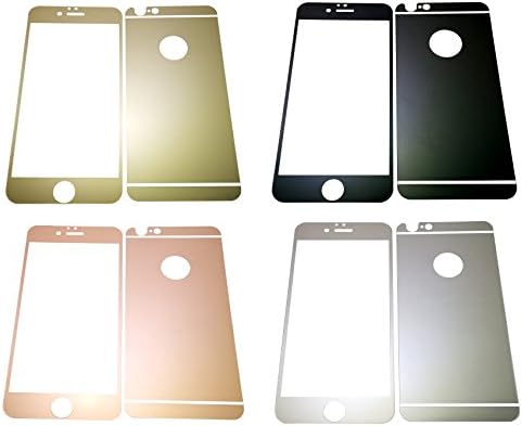 Apple iPhone 6/6S Plus - Back/Front Cover 0.26mm 9H Hardness Tempered Glass Cell Phone Screen Protector (Silver)