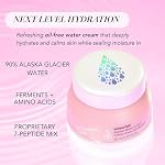 Saturday Skin Face Moisturizer Water Cream From Alaska Glacier Water Day & Night Cream Korean Skincare Moisturizer Soothing and Hydrating and Good for Sensitive Skin (1.69 Fl. Oz. (50ml))