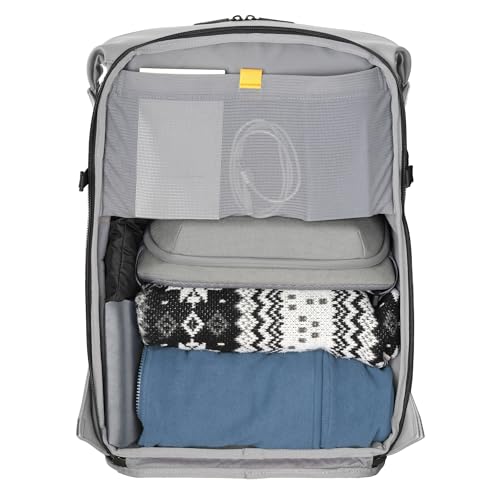 Image of VANGUARD VEO Lite B30L Camera & Everyday Backpack (Cream) - Fits Full-Frame Camera with 70-200mm Attached + 4 Lenses, 16 inch Laptop Storage, 3-Way Access, Convertible Daypack Design