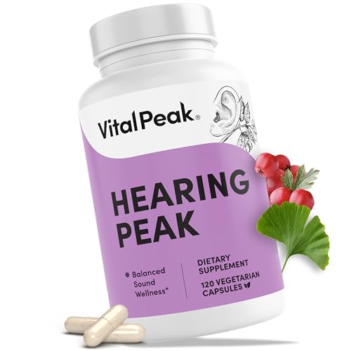 Hearing Peak - Tinnitus Supplements - Ear Health Supplements for Ringing Ears with Magnesium