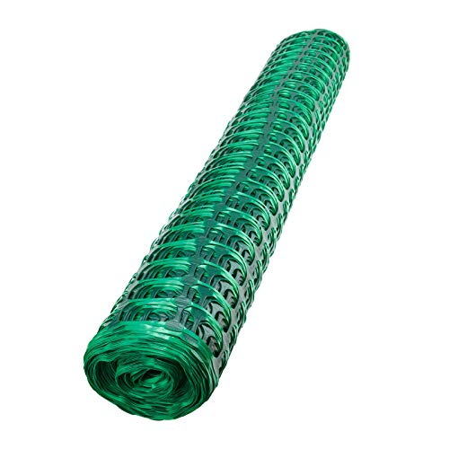 Preisvergleich Produktbild Schutznetz Schutzzaun Bauzaun Mobilzaun Rollzaun Absperrzaun Zaun 50x1 m grün