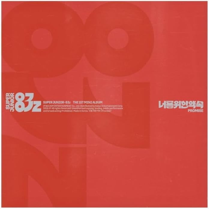SUPER JUNIOR 83z Promise álbum con photobook para completar tu colección original Elf