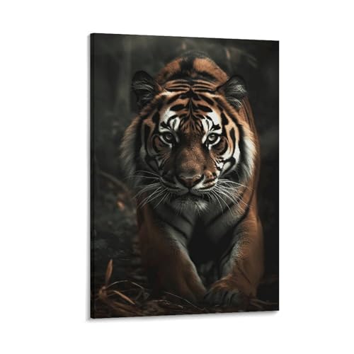 Toile tigre sauvage pour créer une ambiance évasion dans votre bureau