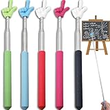 Kamwuld 5Pcs Pointer Finger Stick – Multipurpose Teacher Supplies Pointer Stick, Classroom Pointer and Finger Pointer Stick, Engaging Colors – Classroom Essentials for Effective Presentations