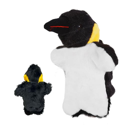 Image of FunBlast Plush Hands Puppets for Kids - Animals Hand Puppet Toys, Soft Hand Puppets for Kids, Story Telling Puppet for Kid, Fun Play Learning Toys (Crow)