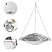 Holibanna Stainless Steel Scale Pan Scoop with Chain for Hanging Dial Spring Scales Industrial Pendant Tray for Food Weighing and Grocery Measurement