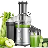 GDOR 1200W Juicer Machines Powerful 2L Juicer with Larger 81mm Feed Chute Juicers Whole Fruit and Vegetable Centrifugal Juicer Easy to Clean Juice Machine Full Copper Motor Anti-drip Brush Included