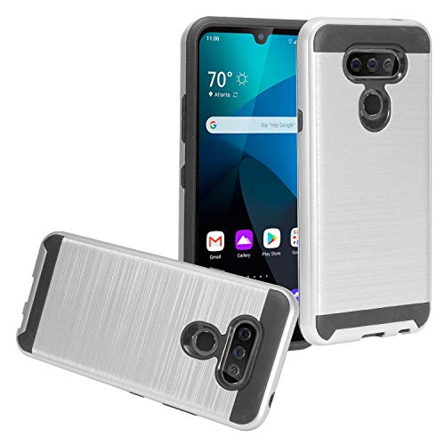 CELZEN - for LG Harmony 4, Xpression Plus 3, LG Premier Pro Plus - Brushed Style Phone Case - CS3 Silver