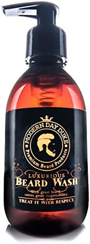Beard Shampoo Soft Cleansing Wash - Modern Day Duke Luxurious Beard Wash, XL 200ml - containing Aloe, Cedarwood and Lime - Gently cleans and conditions, promoting healthy growth for clean, soft, full beards