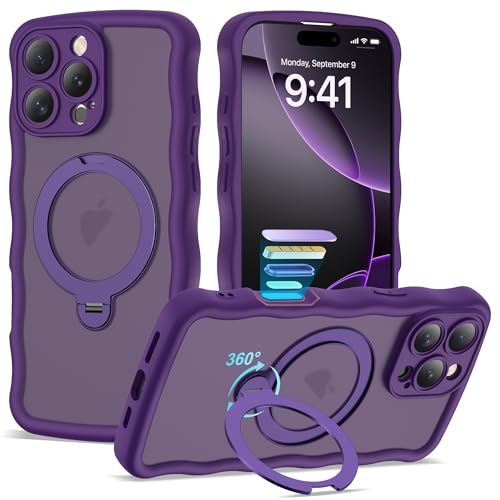 Coque iPhone 16 Pro Max anti-chute anneau rotatif résout le maintien du téléphone