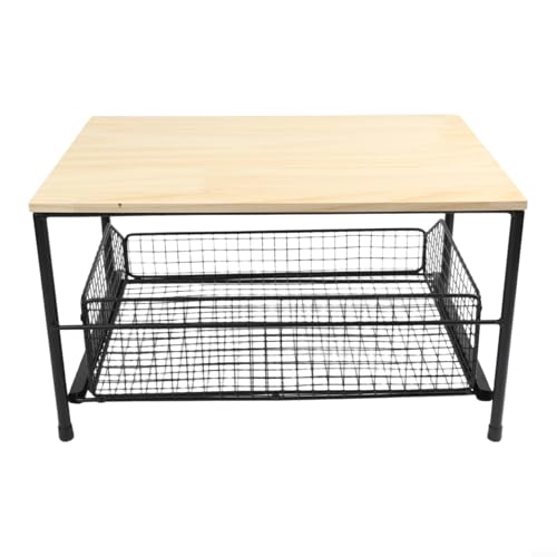 Chariot de support pour micro-ondes mobile à panier suspendu gain de place - 5