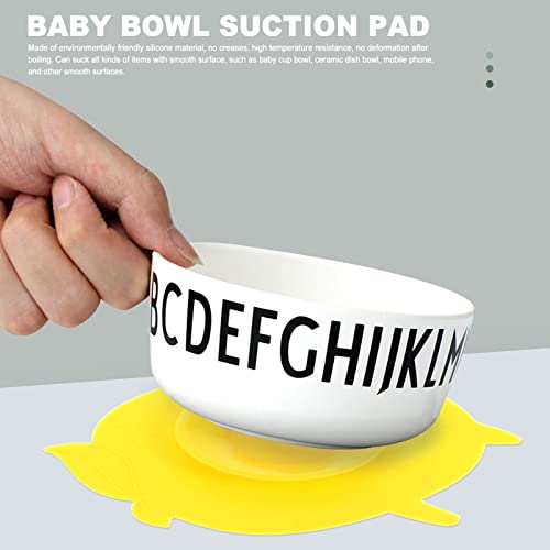 Toddmomy Jogo americano infantil de silicone para alimentação de bebê com sucção tapetes de comida p