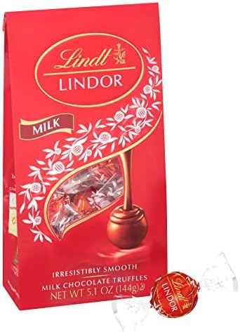Lindt Lindor Truffle, Milk Chocolate, 5.1 oz