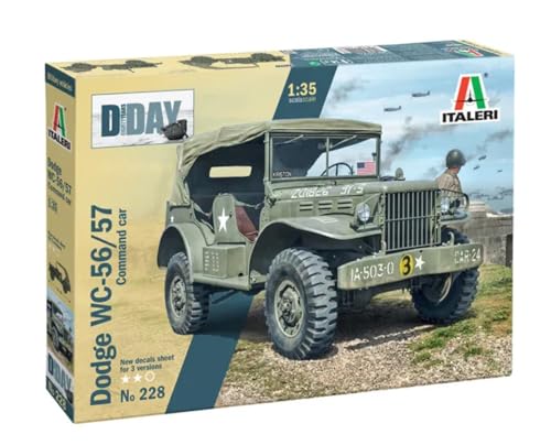 Maquette Italeri I228 Staff Car Dodge Wc56 aux finitions haut de gamme