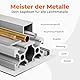 BAUBECK Sägeblatt 216x30 für Aluminium Feinschnitt - Kreissägeblatt 216x30 für Alu - Sägeblatt 216 kompatibel mit Metabo KGS 216, Bosch GCM 8 uvm.