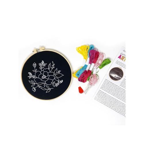 Image of Art 101 Crafts Embroidery Art Kit, Multicolor, 6 /Carton (40066)