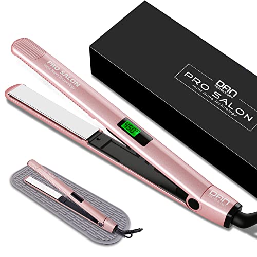 DAN Technology Hair Straightener Titanium Flat Iron for Hair,Professional Hair Straightener and Curler 2 in 1,265Γ’ββ°-450Γ’ββ° Flat Irons,30s Fast Heating & 60 min AUTO-Off DAN Technology Hair Straightener Titanium Flat Iron for Hair,Professional Hair Straightener and Curler 2 in 1,265Γ’ββ°-450Γ’ββ° Flat Irons,30s Fast Heating & 60 min AUTO-Off