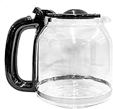 154448-000-000 12-Cup Coffee Maker Pot Glass Carafe for BVST-JBXSS41 白色