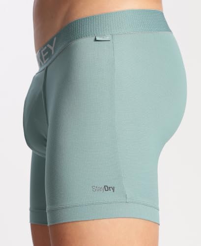 Image of Jockey MM06 Men Microfiber Mesh Elastane Active Wear Long Trunk Boxer Brief