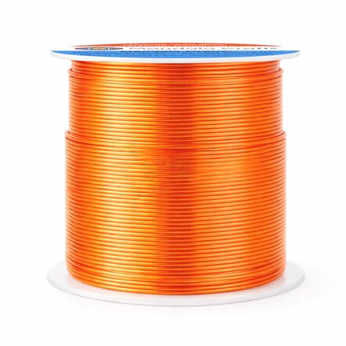 Image of Mandala Crafts 20 Gauge Orange Anodized Aluminum Craft Wire, 100 FT | Colored, Flexible, Bendable, for Bonsai, Armature, Sculpting, Wire Wrapping, Jewelry Making, Weather & Tarnish Resistant