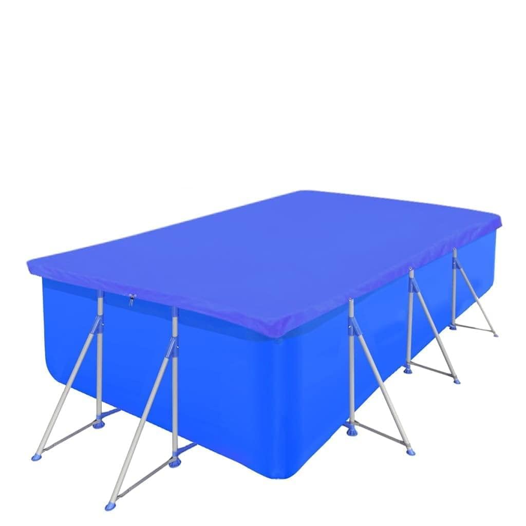 Telo di copertura per piscina in polietilene, rettangolare, 540 x 270 cm, impermeabile, robusto, resistente ai raggi UV, per piscina, giardino, terrazza, protezione invernale e solare