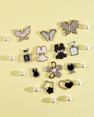 Mon Caramel Bling Shoe Charms Butterfly Charm For Shoe,Luxury Jewel Charms For Women Girls Gifts thumb #5