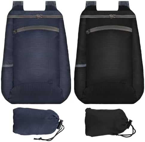 JSMTKJ 2 Pcs Mochila Plegable Ultraligera e Impermeable, para Hom...