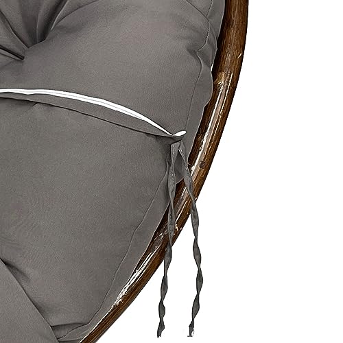 Cojín para Silla Colgante de macramé de 81 x 81 cm. Relleno de Esponja Buena Elasticidad. Suave y cómodo. Ideal para sillas Colgantes de Huevo, Interiores y Exteriores. IDE - imagen 6