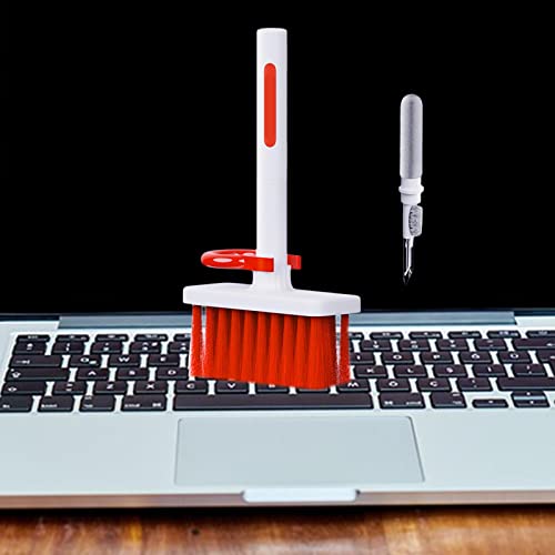 Baoblaze Limpador de teclado, escova de limpeza de poeira de fone de ouvido Bluetooth, escova de lim