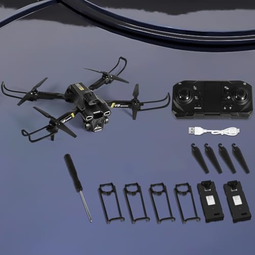 Drohne mit kamera 720p hd, WiFi FPV drone für Anfänger, RC Quadcopter mit 2 Batterien, Schwerkraft Sensor, Flip mode, Abflug/Landung mit einer Taste, One Taste Ruckkehr, Headless Mode – Bild 3