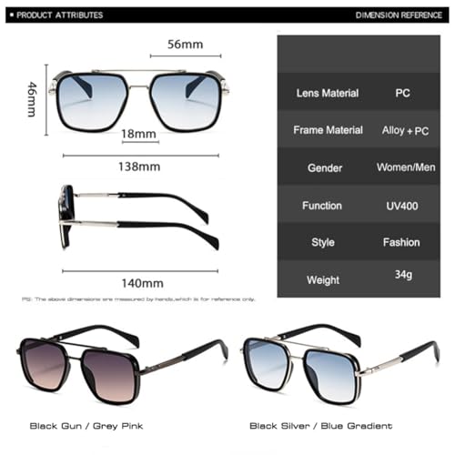 Lunettes de soleil rétro dégradées pour exprimer votre personnalité unique cet été - 5