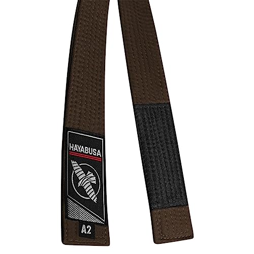 Hayabusa 2.0 Adult Bjj Belt - Brown, A3 #TOP3