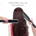 Imported Professional Hair Straightener Tourmaline Ceramic Hair Curler Brush Hair Comb sold by Medifix Healthcare™ (Colour : Assorted) gallery image