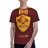 Sociedad-Deportiva-Aucas-FC Men's Short Sleeve T-Shirt 3X-Large Crewneck Tees Black