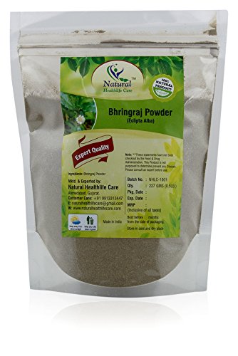 Bhringraj Powder (Eclipta prostrata) / 100% Pure Natural (227g / (1/2 lb) / 8 ounces) By Natural Healthlife Care