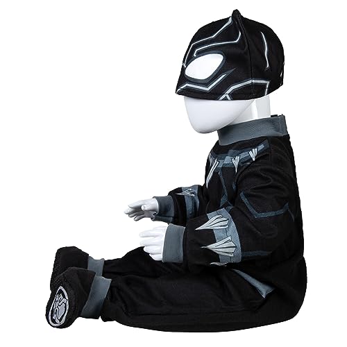 Disfraz Deluxe Infantil Black Panther Marvel 12-18m miniatura 4