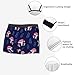 Men's Boxer Briefs in Soft Breathable Polyester with Moisture-Wicking Technology for All-Day Comfort, Goth Gothic Magic Hippie Mushroom, Ideal for Gym and Daily Activities