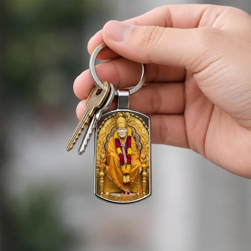 Image of Premium Printed Metal Keychain for Men & Women | High-Definition Artwork Print | Durable Key Ring for Car, Bike, Home & Office Keys | Stylish Decorative Key Holder Gift