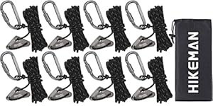 Hikeman 6pcs Naciągi do Namiotu
