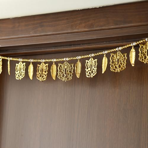 Craftvatika Toran for Main Door Entrance - Diwali Decoration Item for Home- Wall Hanging Bandhanwar for Main Door for Festive Decor Hangings - Decoration Item for Home Decor (Length 37 inch)
