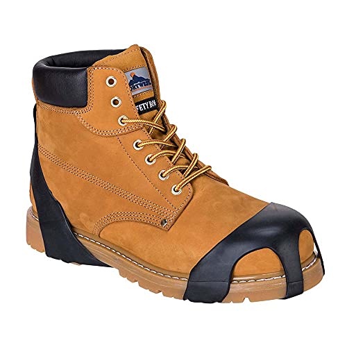 Portwest Cubre-Suelas, Anti-Resbalón, Tamaño: L, Color: Negro, FC94BKRL