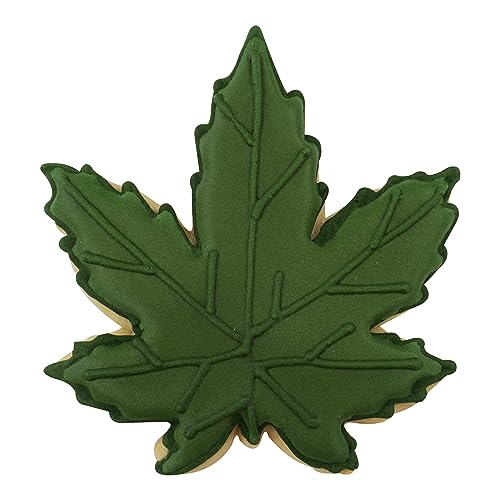 R & M International Hemp Leaves Set Cookie Cutter, Green #TOP3