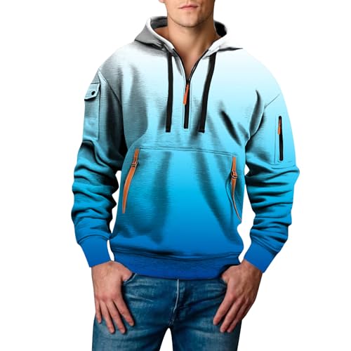 Sudadera hombres con capucha para evitar el frío en el gimnasio